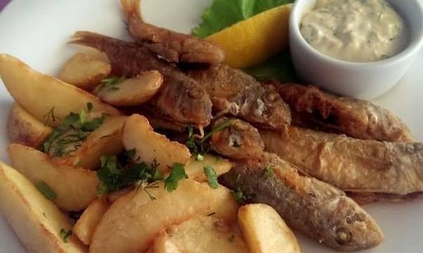 Жареная барабулька