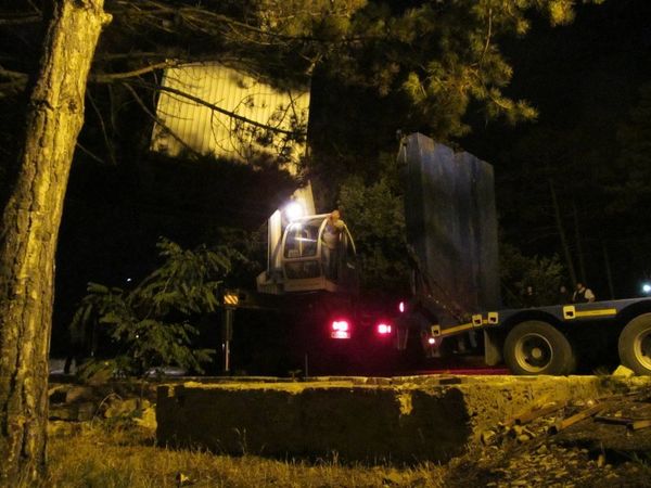 Демонтаж незаконных объектов на Сапун-горе в Севастополе