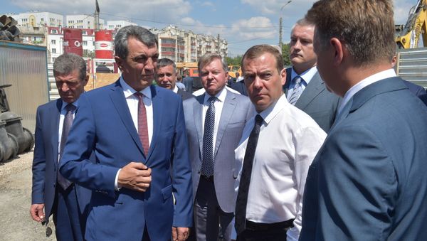 Рабочая поездка премьер-министра РФ Д. Медведева в Крымский федеральный округ