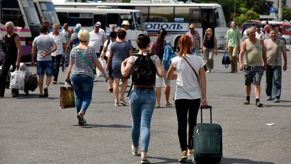 Автостанция Курортная на железнодорожном вокзале в Симферополе Автостанция Курортная на железнодорожном вокзале в Симферополе