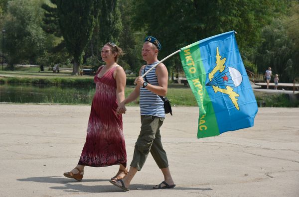 Празднование Дня ВДВ в Симферополе. 2016 год