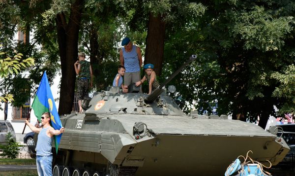 Празднование Дня ВДВ в Симферополе. 2016 год