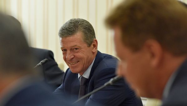 Вице-премьер Правительства РФ Дмитрий Козак на совещании в Симферополе. 1 августа 2016 года