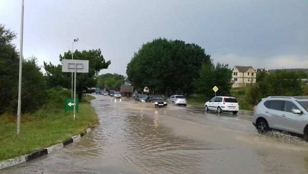 Последствия ливня в Бахчисарайском районе