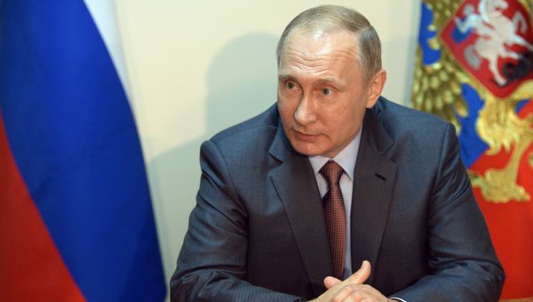 Посещение президентом РФ В. Путиным Всероссийского молодежного образовательного форума Таврида