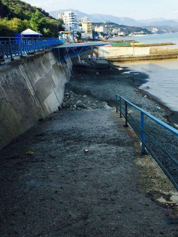 Последствия селевого потока в Рабочем уголке, Алушта