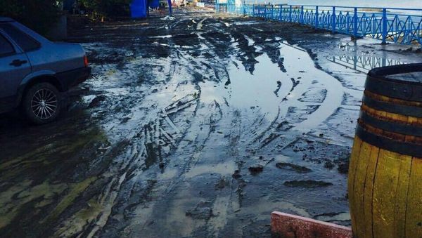 Последствия селевого потока в Рабочем уголке, Алушта