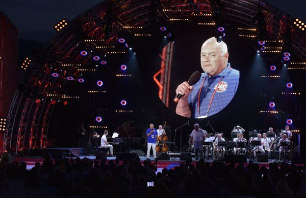 Старт Международного джазового фестиваля Koktebel Jazz Party-2016. Начало концерта в первый вечер. Председатель оргкомитета фестиваля и его основатель, генеральный директор МИА Россия сегодня Дмитрий Киселев