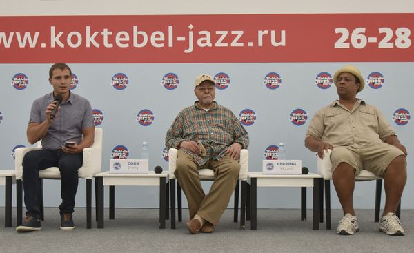 Третий день Koktebel Jazz Party-2016. Пресс-конференция участников Квартета Джимми Кобба
