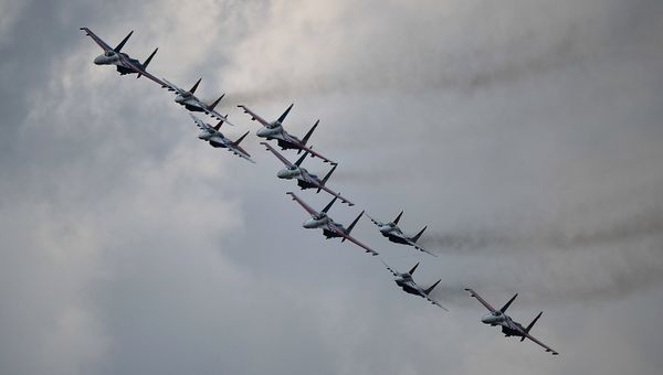 Боевые самолеты. Архивное фото
