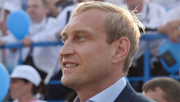 Глава администрации Евпатории Андрей Филонов во время открытия Всероссийского культурно-спортивного фестиваля инвалидов Пара-Крым-2016