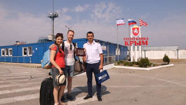 На Керченской паромной переправе встретили пятимиллионного пассажира