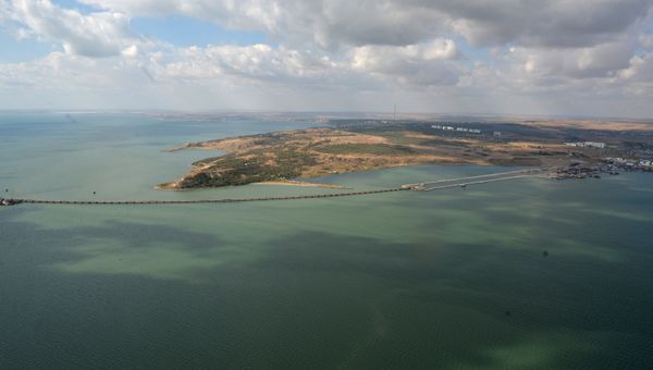 Строительство транспортного перехода через Керченский пролив в Крыму