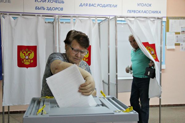 Голосование на выборах в Госдуму РФ, Симферополь Голосование на выборах в Госдуму РФ, Симферополь