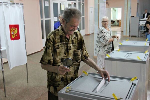 Голосование на выборах в Госдуму РФ, Симферополь Голосование на выборах в Госдуму РФ, Симферополь