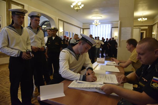 Голосование на выборах в Госдуму РФ, Севастополь Голосование на выборах в Госдуму РФ, Севастополь