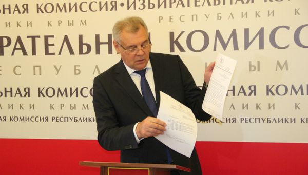 Председатель Центральной избирательной комиссии Крыма Михаил Малышев. Архивное фото