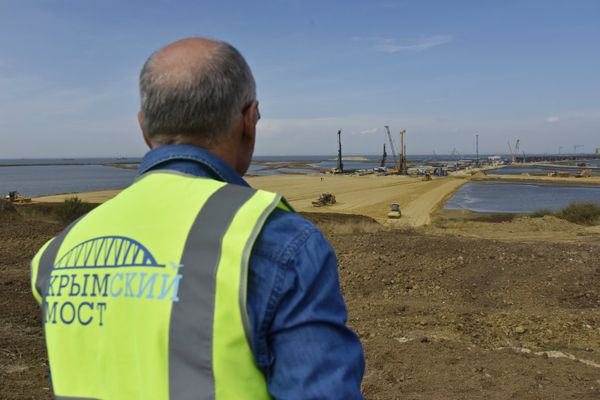 Строительство Крымского моста