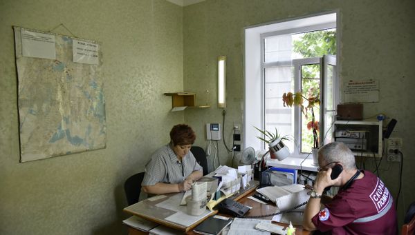 Вторая подстанция скорой помощи Симферополя, на которой 26 сентября 2015 года произошел расстрел врачей