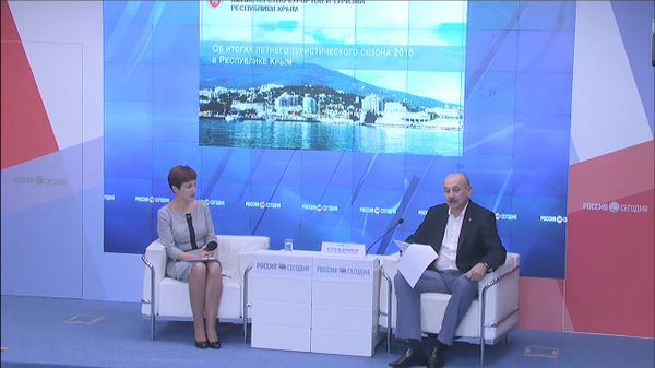 Пресс-конференция министра курортов и туризма Республики Крым Сергея Стрельбицкого