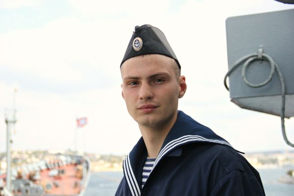 Матрос БДК Азов Александр Хомяк 