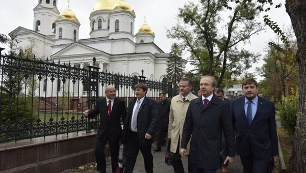Визит делегации депутатов итальянских региональных советов и представителей делового сообщества Италии в Симферополь