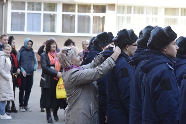 Отправка призывников в армию