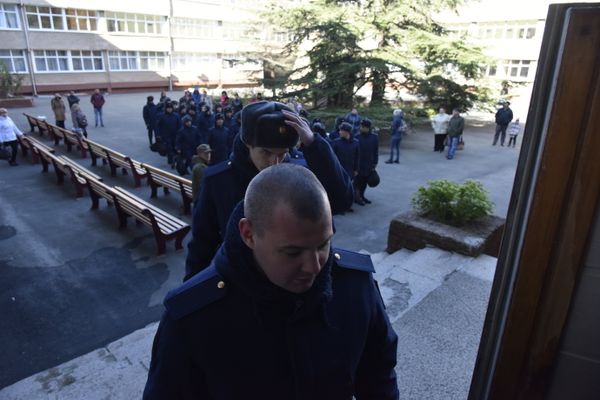Отправка призывников в армию