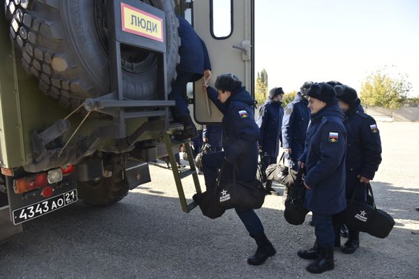 Отправка призывников в армию