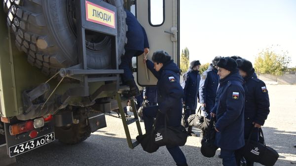 Отправка призывников в армию