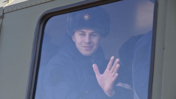 Отправка призывников в армию