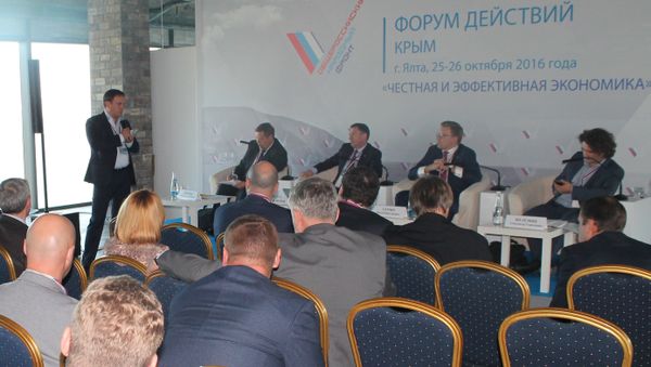 Член регионального штаба ОНФ, глава регионального подразделения МИА Россия сегодня в Симферополе Вадим Волченко