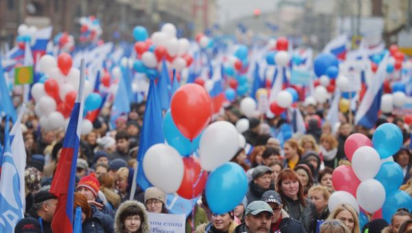 Шествие и митинг Мы едины! в честь Дня народного единства. Архивное фото