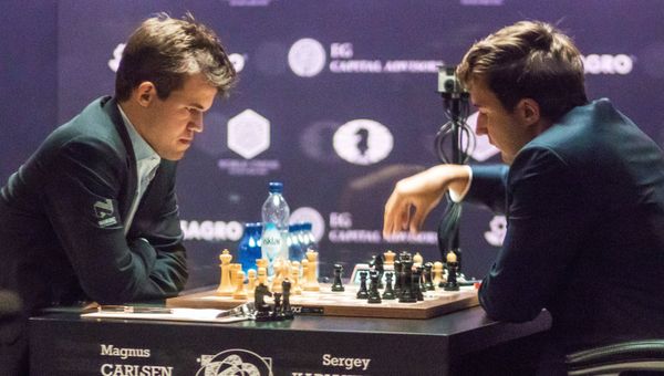 Шахматы. Матч за звание чемпиона мира 2016. М.Карлсен vs С.Карякин. Первый день