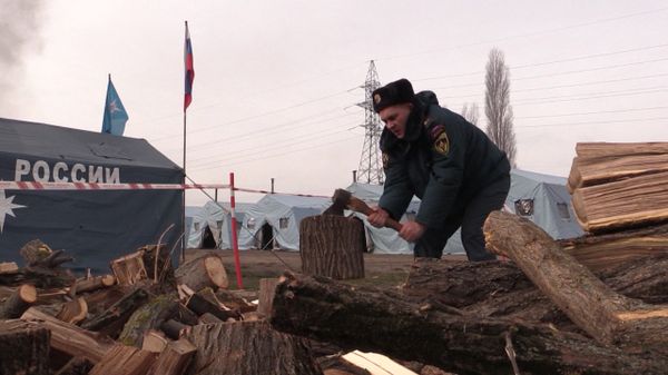 Организация палаточного городка в Симферополе