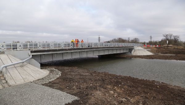 Мост через реку Победную в Джанкойском районе