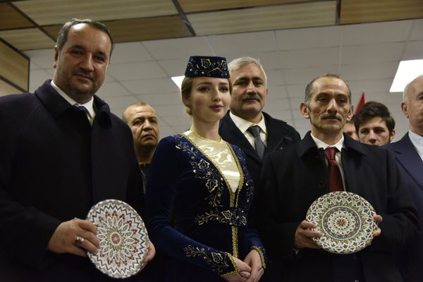 Прибытие в Крым делегации из Турции