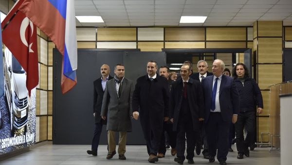 Прибытие в Крым делегации из Турции