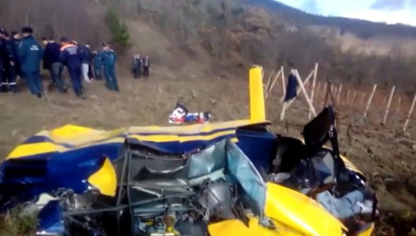 Под Алуштой упал вертолет: погибли двое