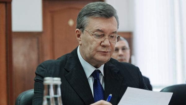 Допрос В. Януковича в режиме видеоконференции в качестве свидетеля по делу о беспорядках в Киеве в феврале 2014 года Допрос В. Януковича в режиме видеоконференции в качестве свидетеля по делу о беспорядках в Киеве в феврале 2014 года