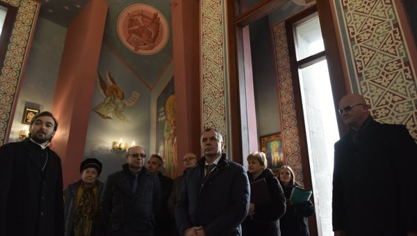 На территории мемориала Концлагерь Красный в Симферопольском районе