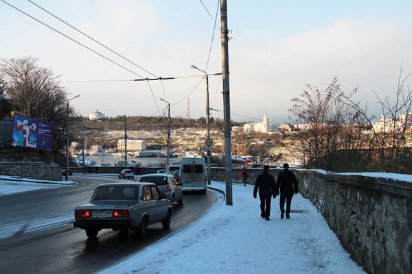 Зима в Севастополе 