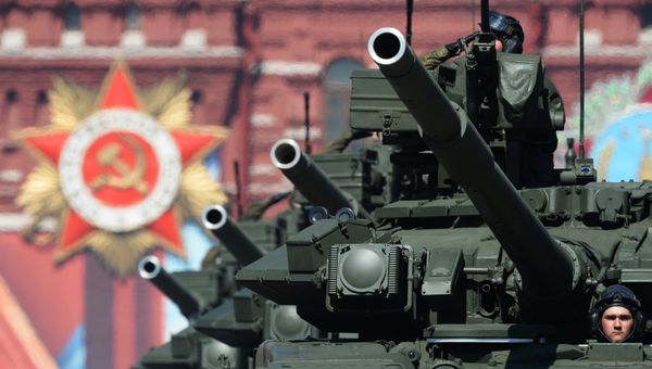 Военный парад в честь годовщины Победы в Великой Отечественной войне на Красной площади