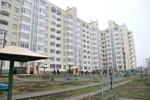 Дом в Симферополе, в котором получили квартиры семьи из числа реабилитированных