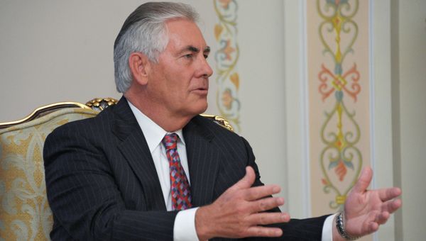 Глава корпорации ExxonMobil Рекс Тиллерсон