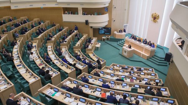 Заседание Совета Федерации РФ