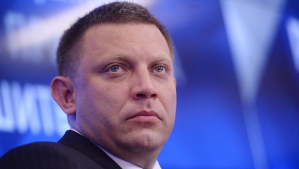 Глава Донецкой народной республики Александр Захарченко
