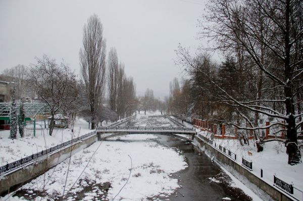 Зима в Симферополе