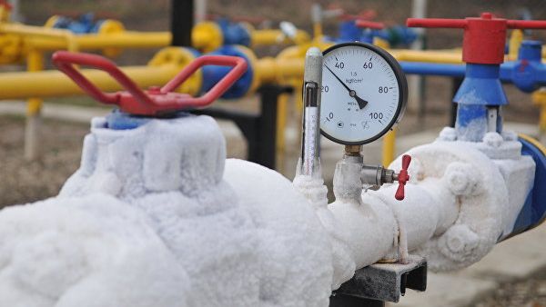 Газоснабжение зимой