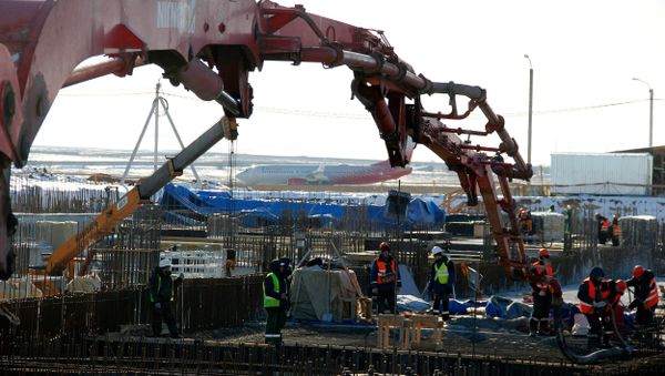 Строительство нового аэровокзального комплекса аэропорта Симферополь